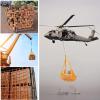 Flat Cargo Lifting Net, 1 x 1 m, 10 cm Mesh, 1 Ton Capacity view 2
