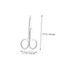 Baluue 4-Piece Eyebrow Grooming Tool Set with Scissors and Tweezers view 2
