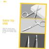 Baluue 4-Piece Eyebrow Grooming Tool Set with Scissors and Tweezers view 3