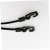 Adjustable Mask Extender Straps, 4-Pack, Nylon, Black view 3