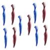 Baluue 10-Piece Double-Sided Denture Cleaning Brush Set view 1