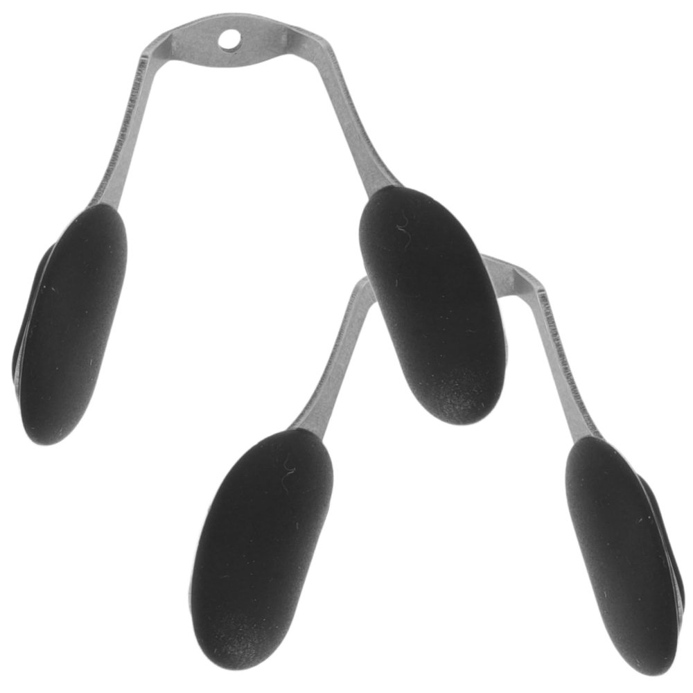 U-Shaped Stainless Steel Nose Pads, 2 Pieces for Glasses and Sunglasses