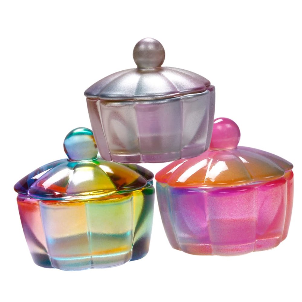 Multifunctional Glass Dappen Dishes with Lids, 3-Piece Set