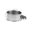 Happyyami Wall-Mounted Stainless Steel Elevated Dog Bowl view 2