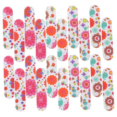 BELLIFFY 50-Piece Double-Sided Nail Files for Manicure and Pedicure