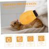 TOGEVAL Hamster Bathing Gloves with Scratch Protection, 2 Pieces, Orange view 4