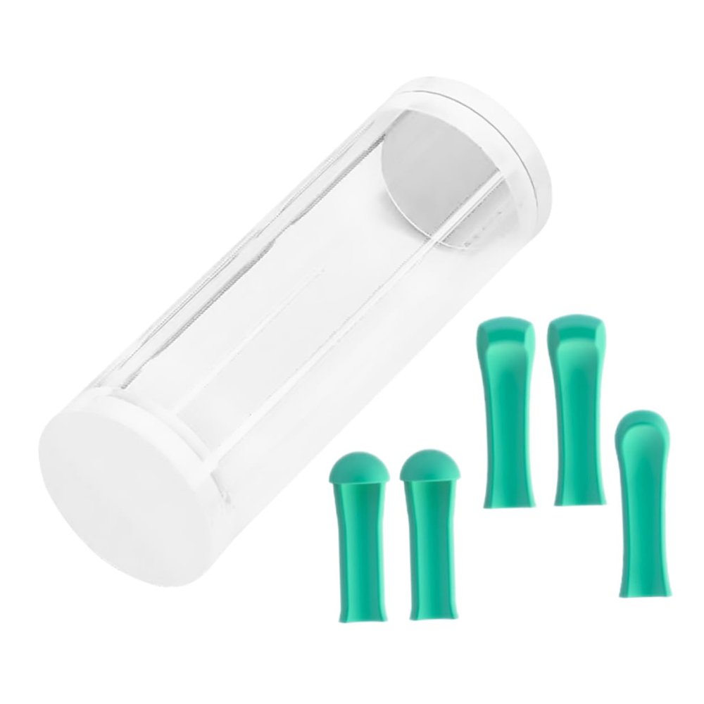 Ear Cleaning Tool Set, Silicone and ABS, Green