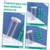 Ear Cleaning Tool Set, Silicone and ABS, Green view 3