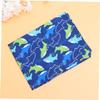 Blue Dolphin Cartoon Polyester Pongee Haircut Cape for Kids view 3