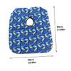 Blue Dolphin Cartoon Polyester Pongee Haircut Cape for Kids view 4