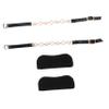 TINEASUR Removable Heel Straps for High Heels, 2 Pieces with Rhinestones view 1
