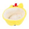 TOGEVAL Warm Hamster Bed Yellow for Small Pets view 1