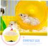 TOGEVAL Warm Hamster Bed Yellow for Small Pets view 2