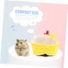 TOGEVAL Warm Hamster Bed Yellow for Small Pets view 4