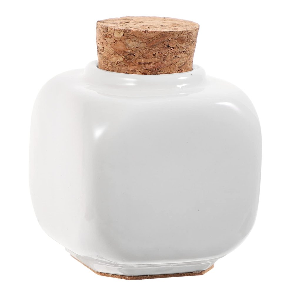 BELLIFFY Portable White Ceramic Nail Art Cup