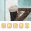 BELLIFFY 2-Piece Loofah Bath Gloves, Exfoliating Shower Scrub Gloves, Beige view 3