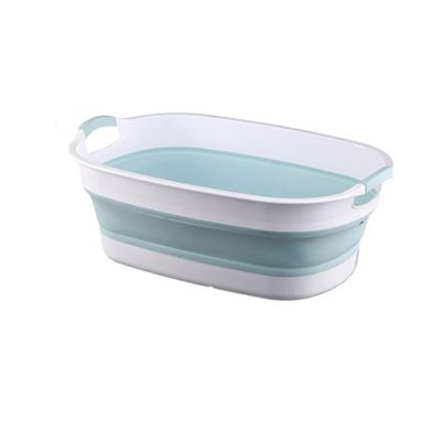 Foldable Pet Bathtub with Drain Holes, Multifunctional Dog and Cat Tub, Gray