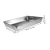 Happyyami Stainless Steel Pigeon Bath with Smooth Edge for Cage Use view 2