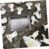 Happyyami Stainless Steel Pigeon Bath with Smooth Edge for Cage Use view 4