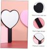 BELLIFFY 4-Piece Portable Heart-Shaped Handheld Makeup Mirrors view 4