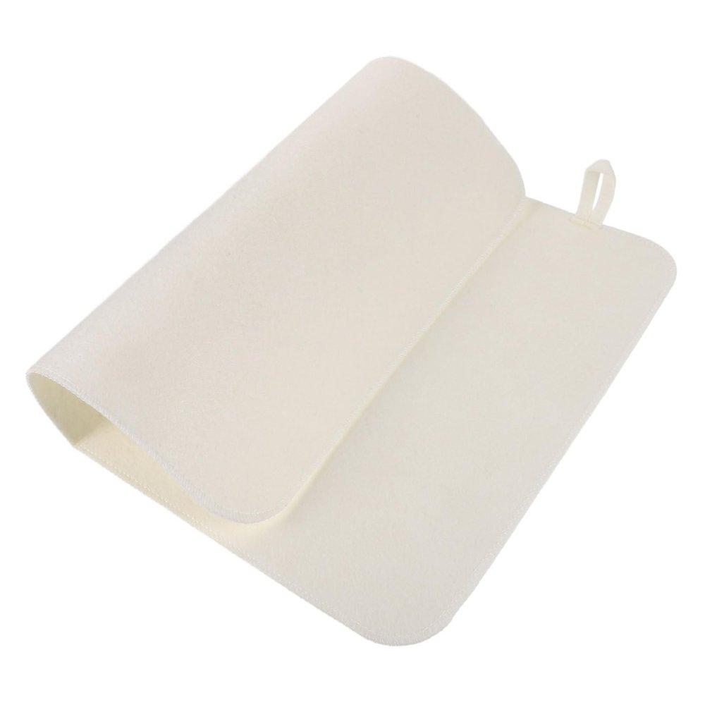 OHPHCALL Beige Felt Sauna Bench Mat, Thick, Non-Slip Heat Protection