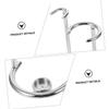 MUSISALY Razor Stand for Razors and Brushes, Silver view 3