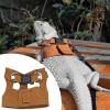 Adjustable Small Animal Harness Set, Soft PU Leather, with Leash, 3-Pack view 3