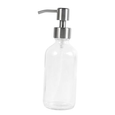 230 ml Glass Pump Bottle for Hand Soap