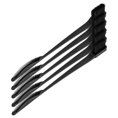 Dual-Ended Eyebrow Brush, Black