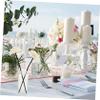 Cabilock 2-Piece Aroma Diffuser Sticks, Rattan Essential Oil Sticks with Pink Multiflora Flower Design view 3