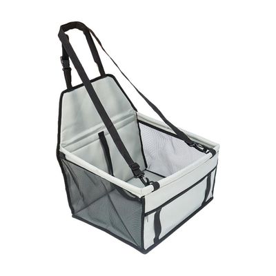 Extra-Sturdy Dog Car Seat for Mercedes-Benz G-Class, Light Gray
