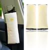 DAYKET 2-Pack Car Seat Belt Pads for Audi C5/C6/C7/C8, A7, A8, E-Tron, Beige view 1
