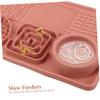 Silicone Puppy Lick Mat, Slow Feeder with Suction Cup, Pink view 4