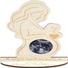 Dumhuts Pregnancy Ultrasound Photo Frame, Wooden Frame for Expectant Mothers view 1