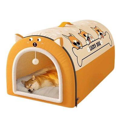 2-in-1 Dog Tent Large Dog Bed