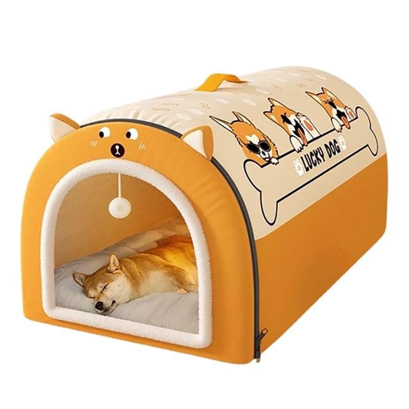 2-in-1 Dog Tent Large Dog Bed