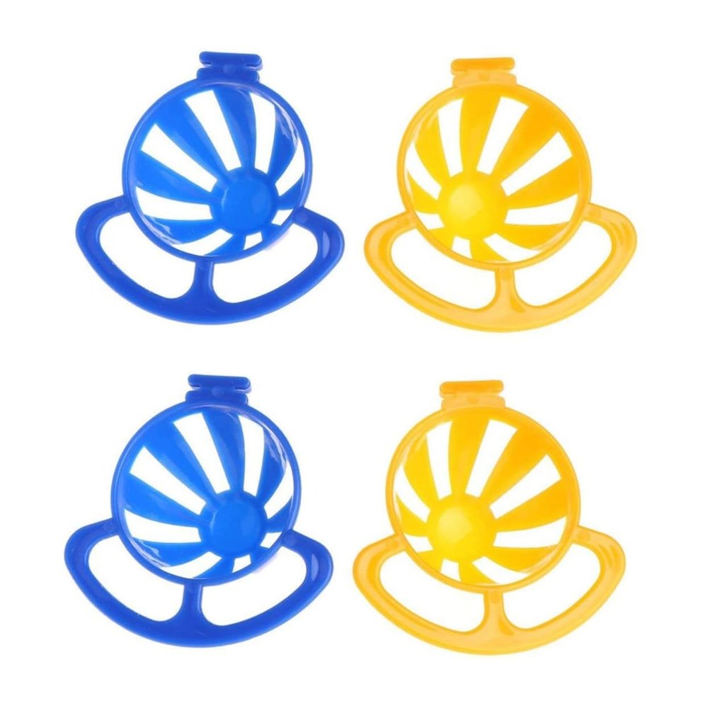 BUGUUYO 4-Piece Parrot Food Bowls for Fruits and Vegetables, Random Colors