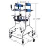 Height-Adjustable Hemiplegia Rehabilitation Walker for Adults and Seniors view 2