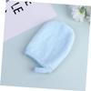 IWOWHERO 3-Piece Facial Cleansing Glove Set with Powder Puffs for Makeup Removal and Cleansing, Cotton Material, Reusable view 4