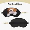 Ovely Pet Dog Beagle Printed Eye Mask with Black Border, Soft and Comfortable, Ideal for Travel, Camping, and Meditation view 2