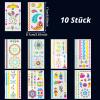 10 Sheets of Glow-in-the-Dark Temporary Tattoos view 2