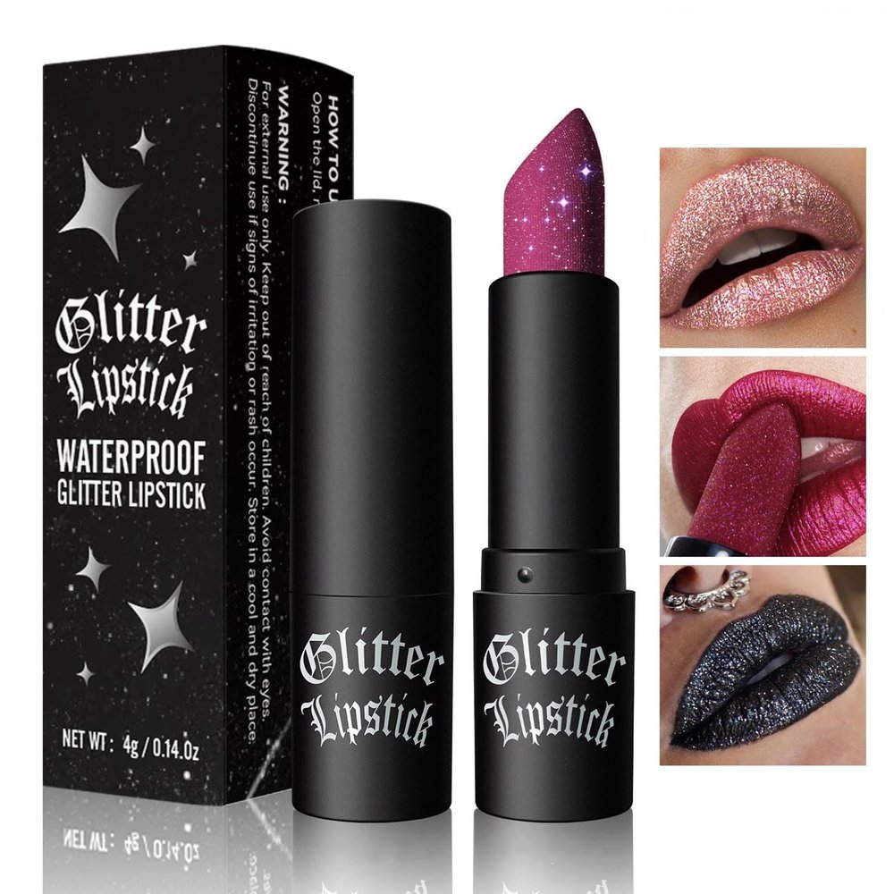 Sparkling Matte Diamond Metallic Lipstick, 7 Colors (04#)
