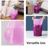 Colored Trash Bags, Extra Thick, Medium, 1.1 mm, Leakproof, 30 L, Pink, 200 Count view 2