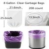 Colored Trash Bags, Extra Thick, Medium, 1.1 mm, Leakproof, 30 L, Pink, 200 Count view 3
