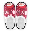 RPLIFE Slippers, Cute Gnomes, Soft Hotel Guest Slippers for Women, Santa Faces, Medium view 4