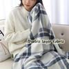 SXTYFBB Cozy Fleece-Lined Wheelchair Blanket with Buttons view 4