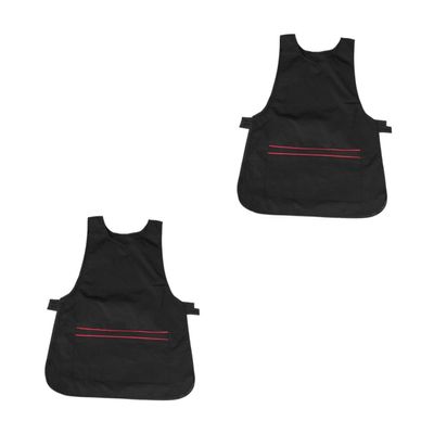 MUSISALY 2-Piece Hairdressing Aprons, Black