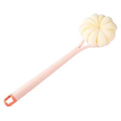 GARVALON PP and Nylon Body Brush, Double-Sided Bath Brush with Long Handle for Gentle Cleansing