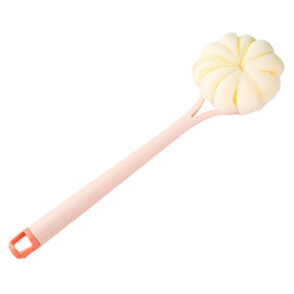 GARVALON PP and Nylon Body Brush, Double-Sided Bath Brush with Long Handle for Gentle Cleansing