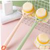 GARVALON PP and Nylon Body Brush, Double-Sided Bath Brush with Long Handle for Gentle Cleansing view 3